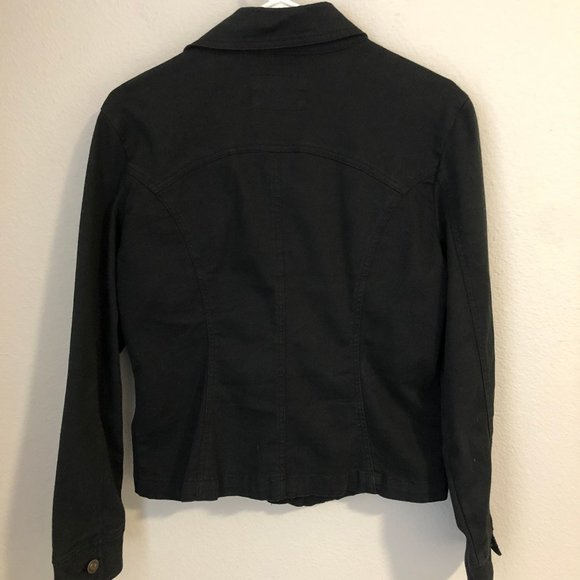 XOXO Women's Light Weight Black Blazer - Picture 2 of 4